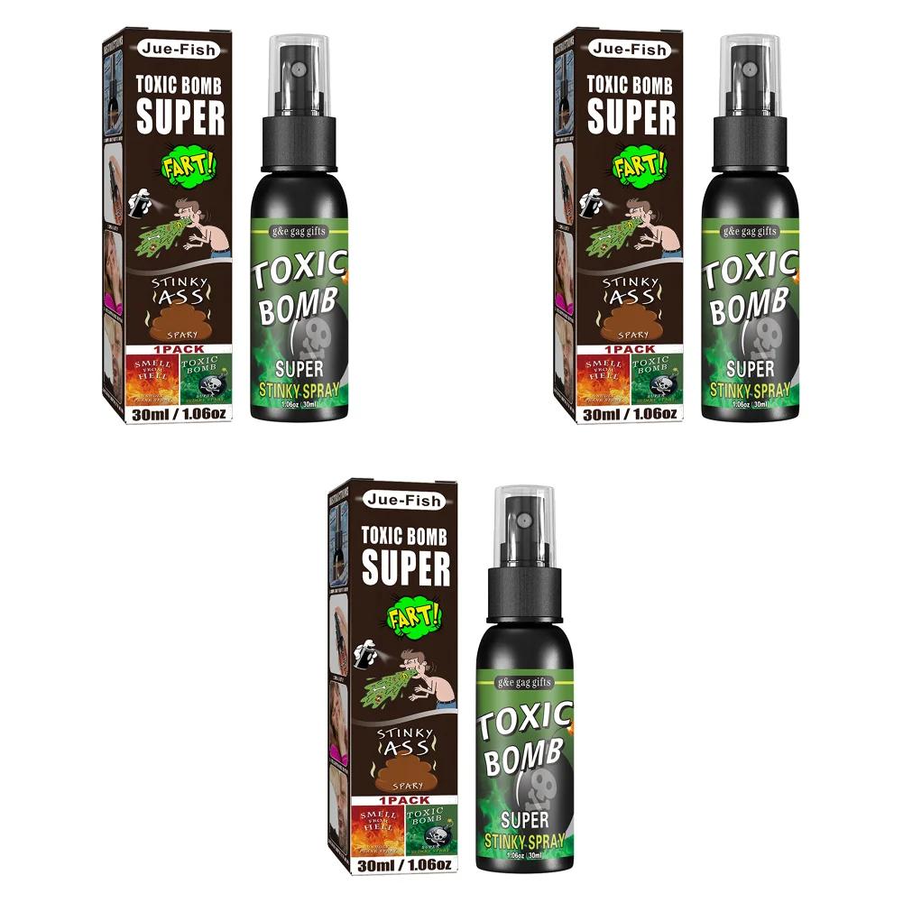 1-5pcs 30ml Fart spray Halloween Props Non Toxic Spoof Odor Stinky Terrible Smell Spray Party Supplies Halloween Toys