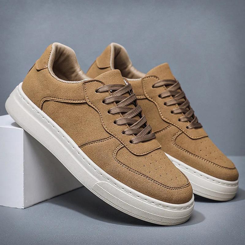 Fashion Classic Men's English Style Comfortable and Breathable Jogging Shoes for Outdoor Leisure