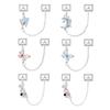 Fit 9mm Bracelet Charm Italian Links Stainless Steel Charm Bracelet Link  Handmade Gifts