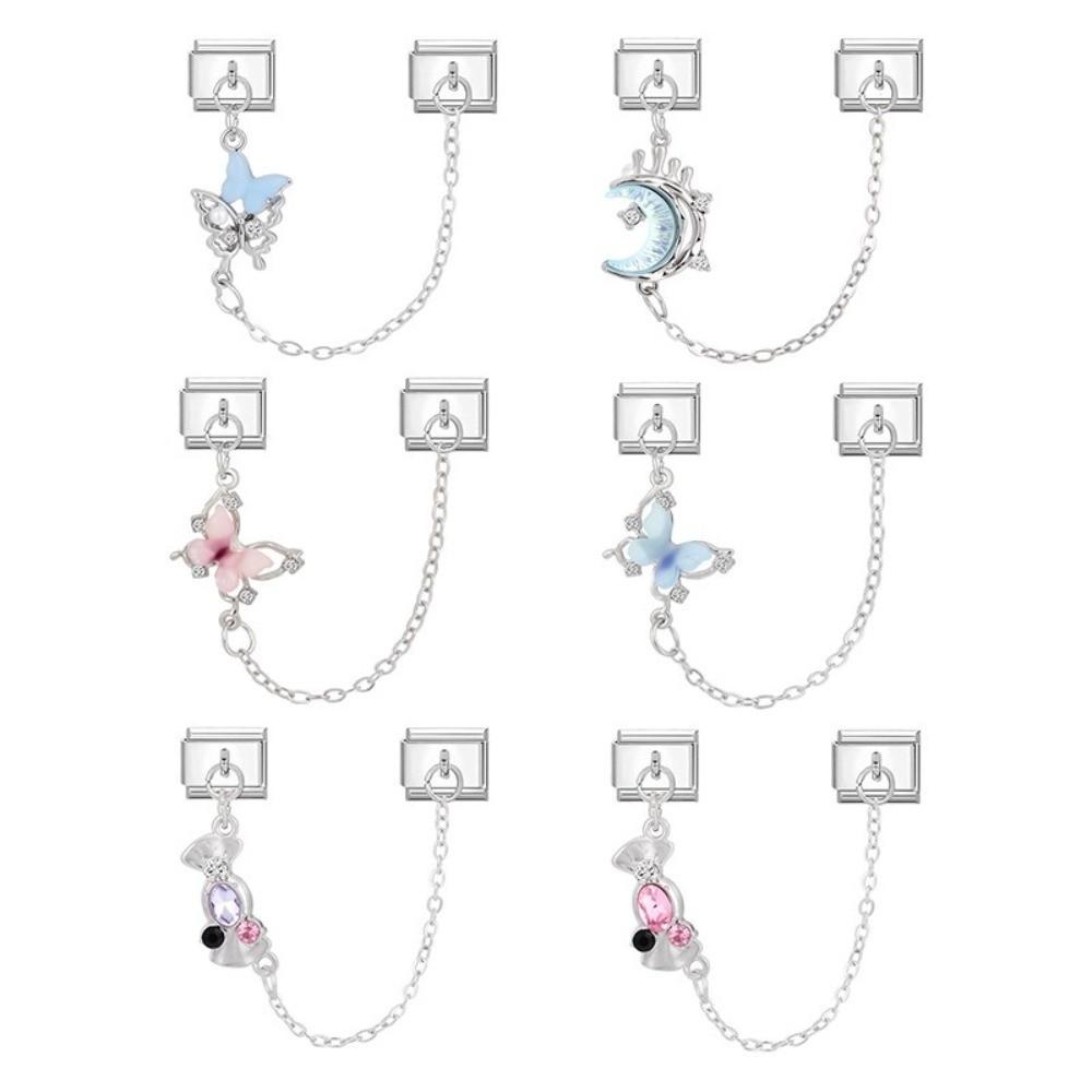 Fit 9mm Bracelet Charm Italian Links Stainless Steel Charm Bracelet Link Handmade Gifts