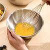 The Mixing Bowl Stainless Steel Food-grade Cooking Basin Serving Bowl Graduated Heavy Dishwasher Safety Vegetable Cleaning Salad Bowl.