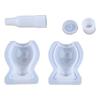 Bottle Resin Mold Storage Bottle and Stopper Resin Mold Jars Silicone Epoxy Mold for DIY Perfume Liquid Container Crafts