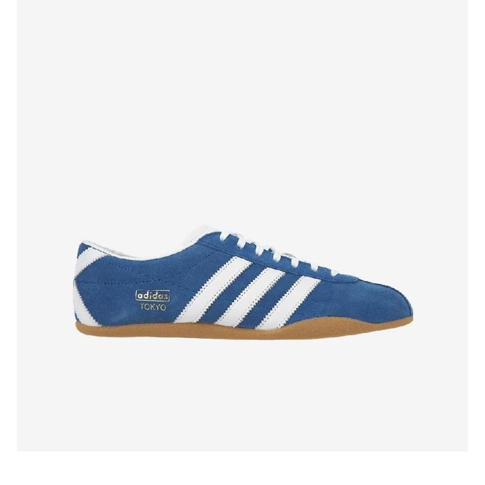 Adidas Blue White Sneakers Tokyo Athletic Shoes Women's Daily Lightweight Shoes