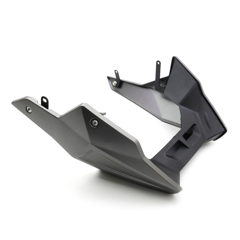 Precise Motorcycle Engine Guard Engine Guard Foreliminator 500 Engine Chassis Shroud Fairing Grey Gray  Black