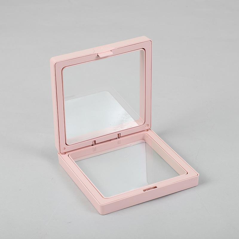 10pcs Jewelry Necklace Ring and Collectible Storage Box Transparent Floating Display Box Plastic Film Jewelry Packaging Box