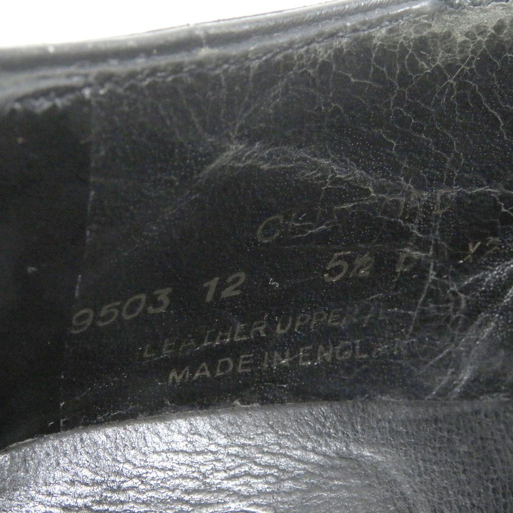 CROCKETT&JONES Kleiderschuhe CLIFFORD Full-Brogue Wingtip schwarzes Leder Damen 5.5 Gebraucht