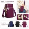 Multiple Zipper Pocket Crossbody Bag, Portable Multi-Compartment Shoulder Sling Bag for Travel, Hiking, and Everyday Use