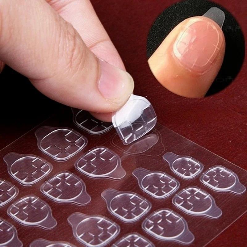 Double-sided Film Jelly Glue Environmentally Friendly Transparent Waterproof Removable Fake Nail Stickers Extension Stick Tools