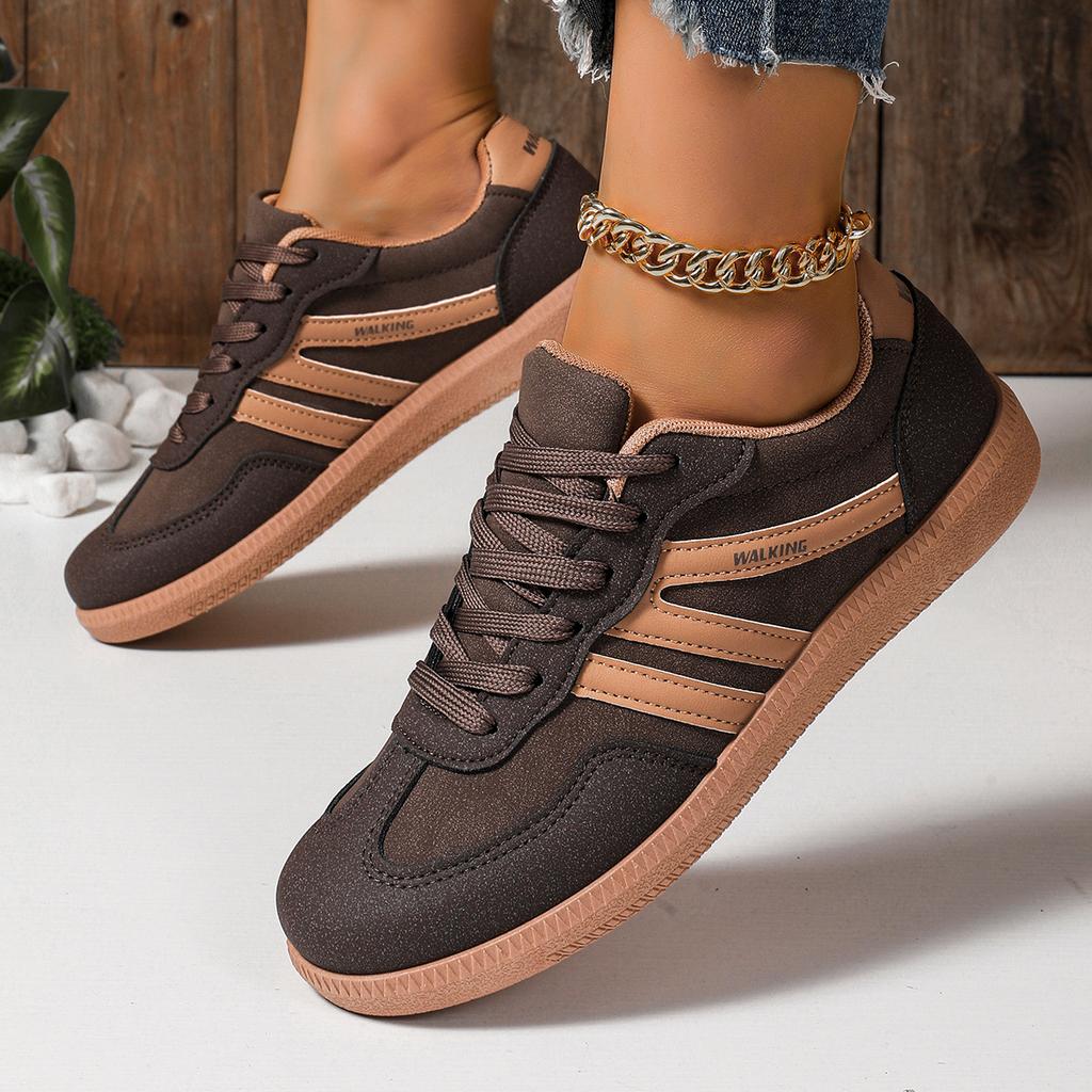 Fashion Women 2025 Fashion Casual Flats Sneakers Ladies Outdoor Walking Shoes Women Comfortable Classical Shoes Sneakers Women