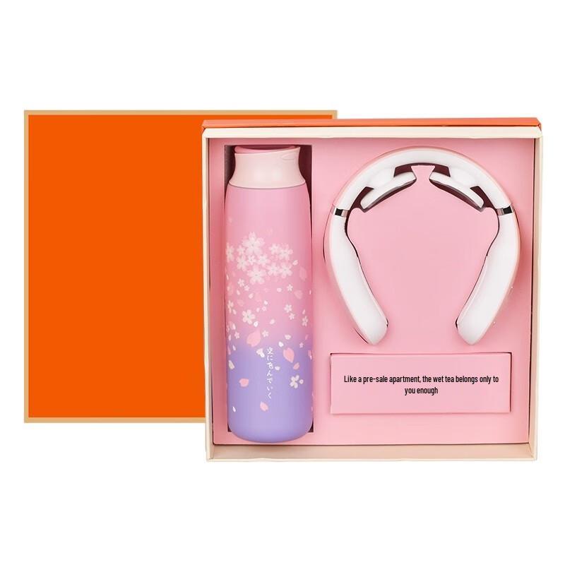 Sakura Thermoskanne & Smart Nackenmassagegerät Geschenkset