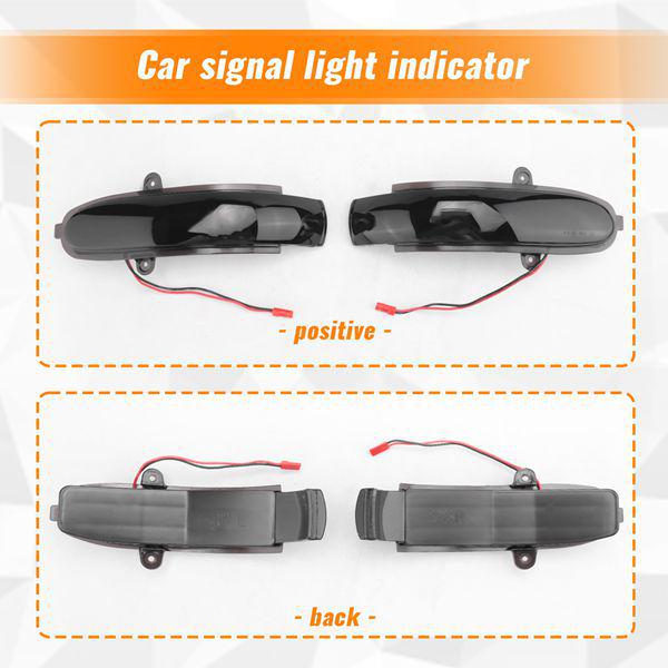 Pair of Rearview Mirror Lights for Mercedes-Benz C-Class W203 T-Model S203