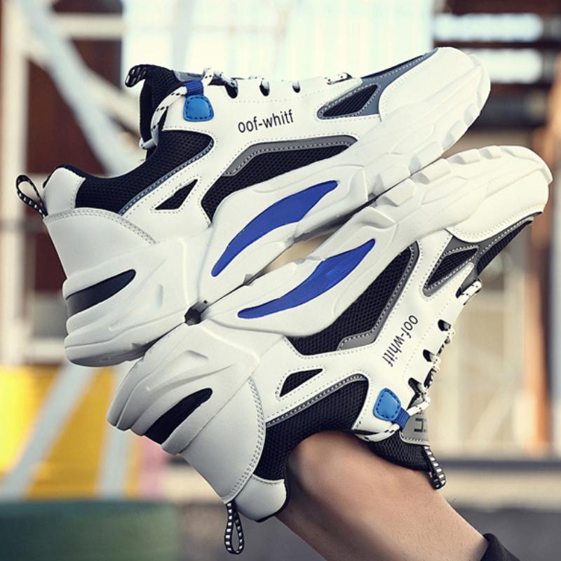 Fashion Men's Sneaker 2024 New Mesh Breathable Walking Shoes for Men Wild Platform Fashion Versatile Running Shoes zapatillas de hombre