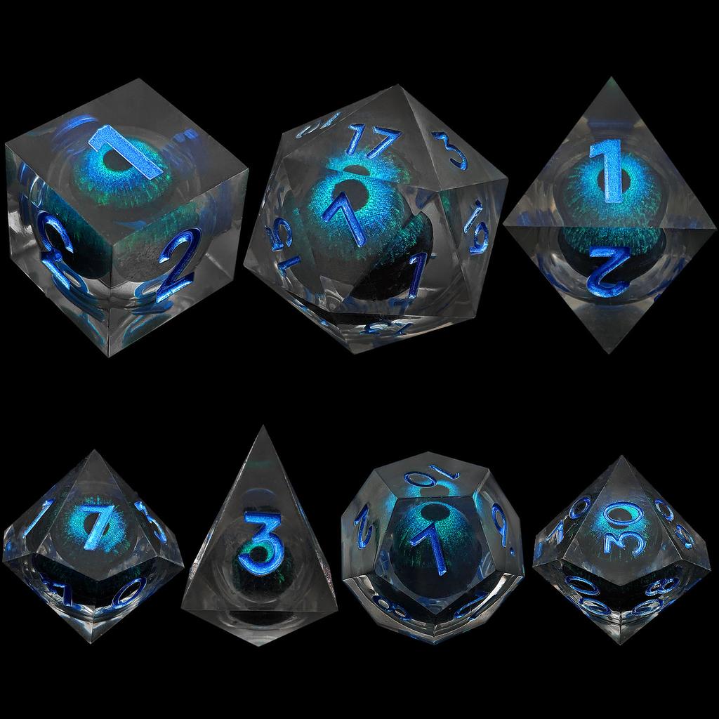 Hračka Dnd Liquid Flow Eye Dice pro hru Dungeon a Dragon Pathfinder