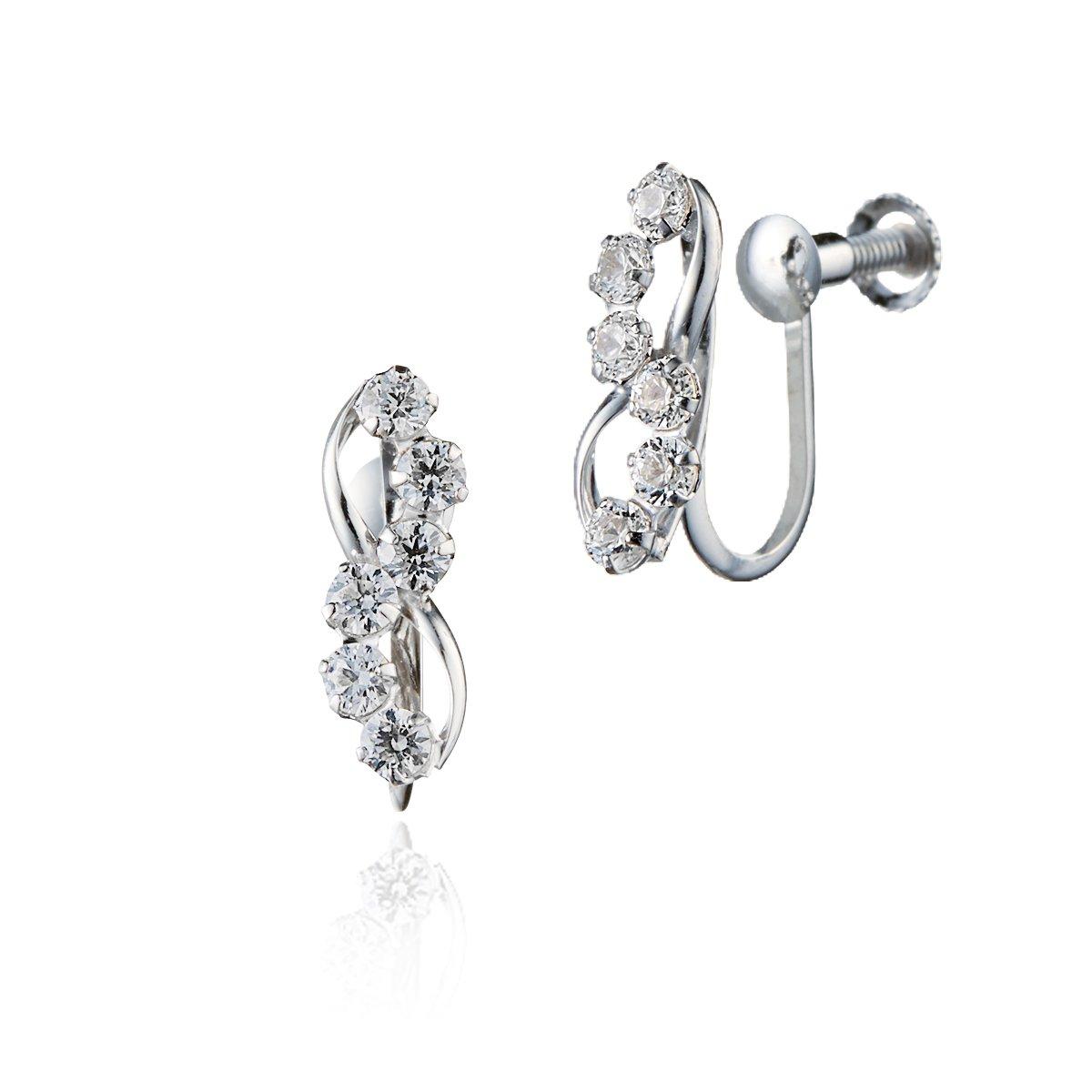 

Yondo K10 White Gold Earrings 151646153216 canal4℃ (Canal Sea) (WG)