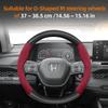 Suitable for Honda Suede Matte Carbon Fiber Texture Steering Wheel Cover Suitable for Civic Fit 8Th Gen 8 City Accord 9 10 Vezel Freed Breeze 7 ZB4
