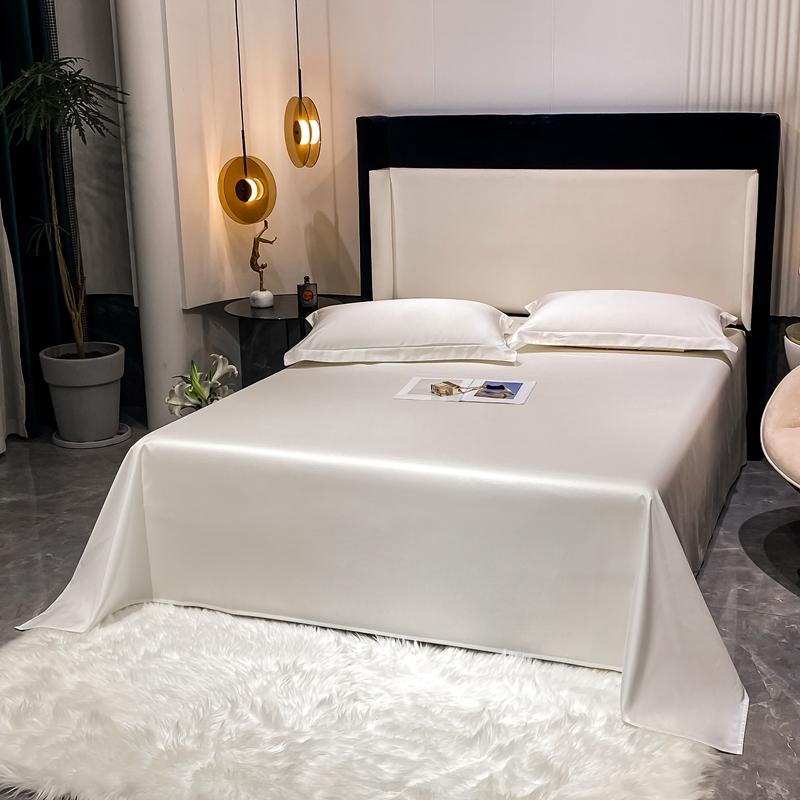 1000TC Egyptian Cotton Flat Bed Sheet 100% Cotton Top Sheet with Pillowcases  Luxury Soft Bed Sheet Bed Linen Double Queen King