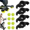 Tennis Ball Foot Pads Indoor Cycling Snap Rocker Feet Adapters Rocker Plate Feet for Smart Bike Trainer Home Workout Equipment