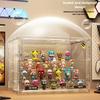 Containerisierte Designs Acryl-Organizer für Sammlerfiguren und Blindboxen Hochauflösende transparente Miniatur-Vitrine