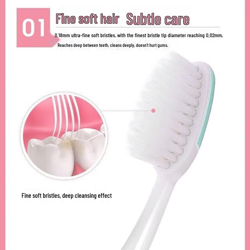 Frog Story 202 Soft Bristle Adult Toothbrushes