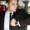 BUREI Date Japanese Quartz Business Gold Luminous Birthday Gift for Men Men's Watch, Waterproof, Display, Movement, Analog, Simple, Style, & Black,