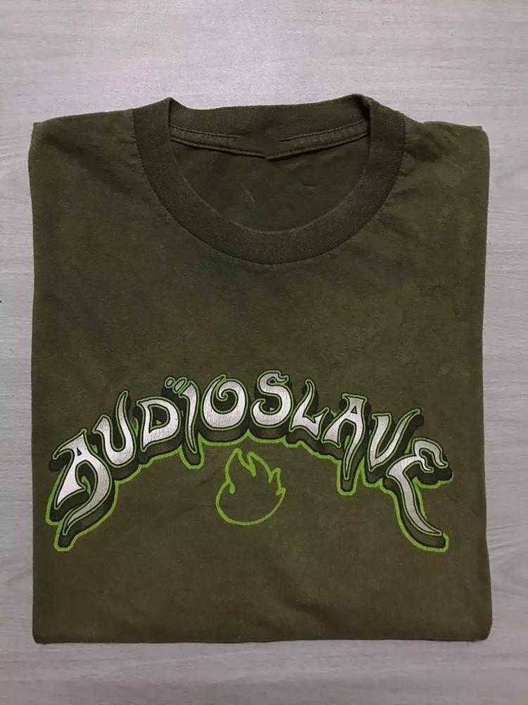 Rare Audioslave Band Collection Gift For Fan S to 5XL Green T-shirt MZ068 Unisex T-Shirt L