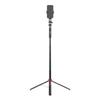 Mini Portable Bluetooth Selfie Stick with Gimbal and Floor Stand for Universal Phone Live Streaming