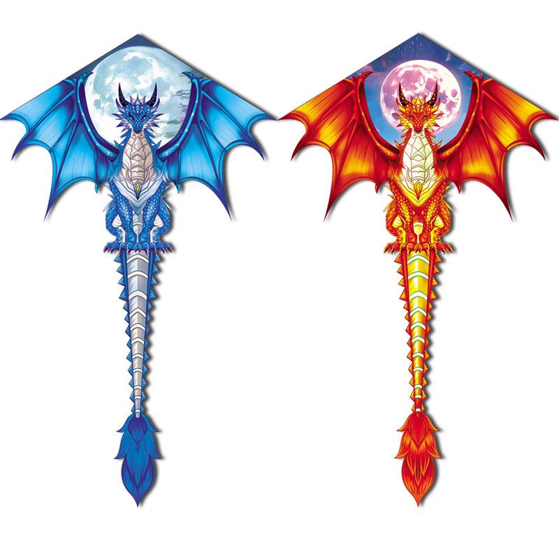 Weifang Long Tail Fire & Ice Dragon Pterodactyl Kites - Easy to Fly