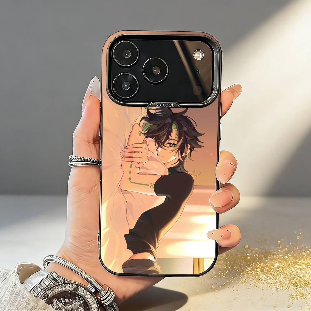 

Ginichi - Genshin Impact - Dragon Hunter Phone Case For iPhone17,16,15,14,13,12,11,Pro,MAX White Matte Shockproof Cover iPhone15