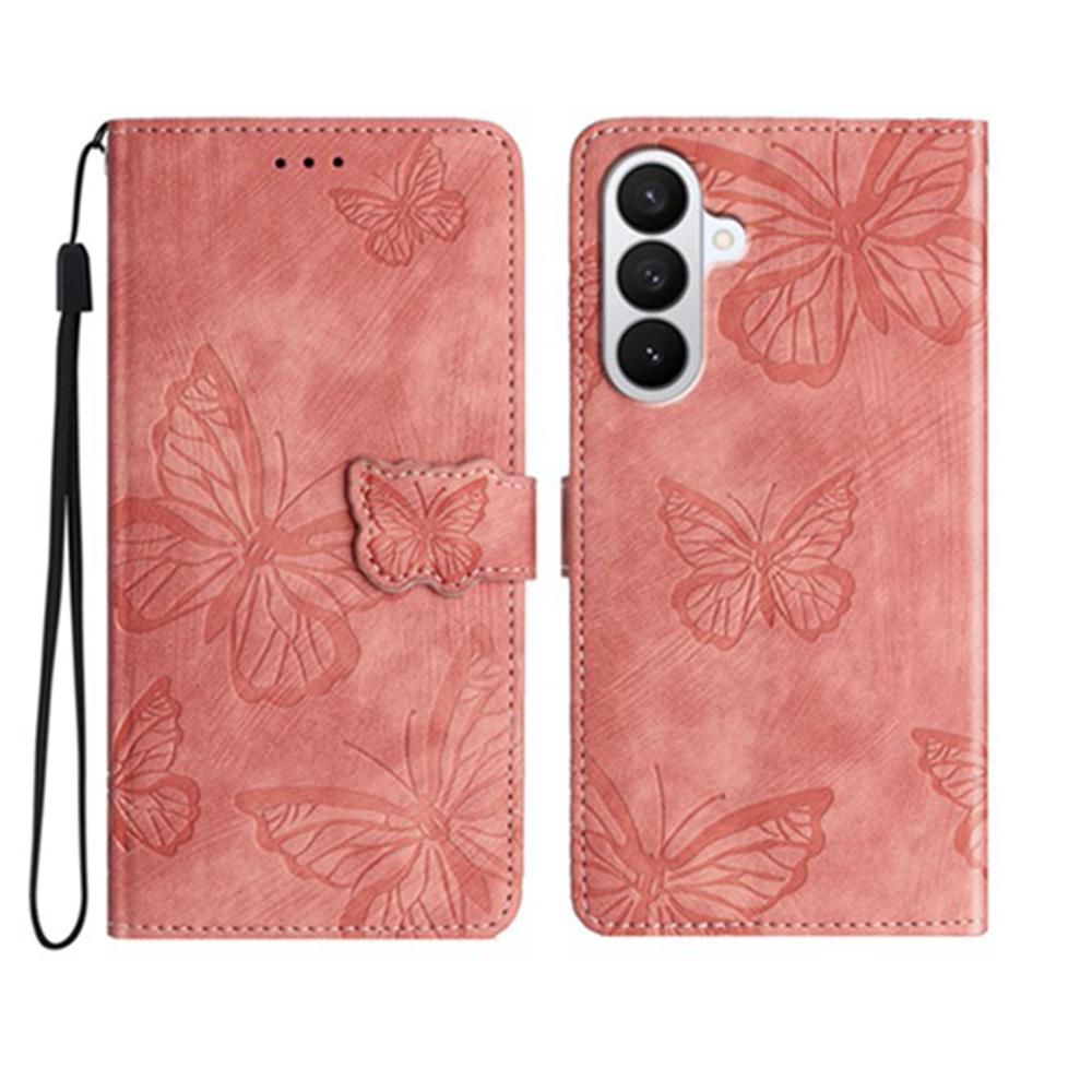 For Samsung Galaxy A57 5G Case Butterfly Design Flip Wallet Leather Phone Cover Skin-Touch