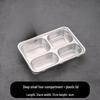 304 Stainless Steel Divided Canteen Lunch Tray