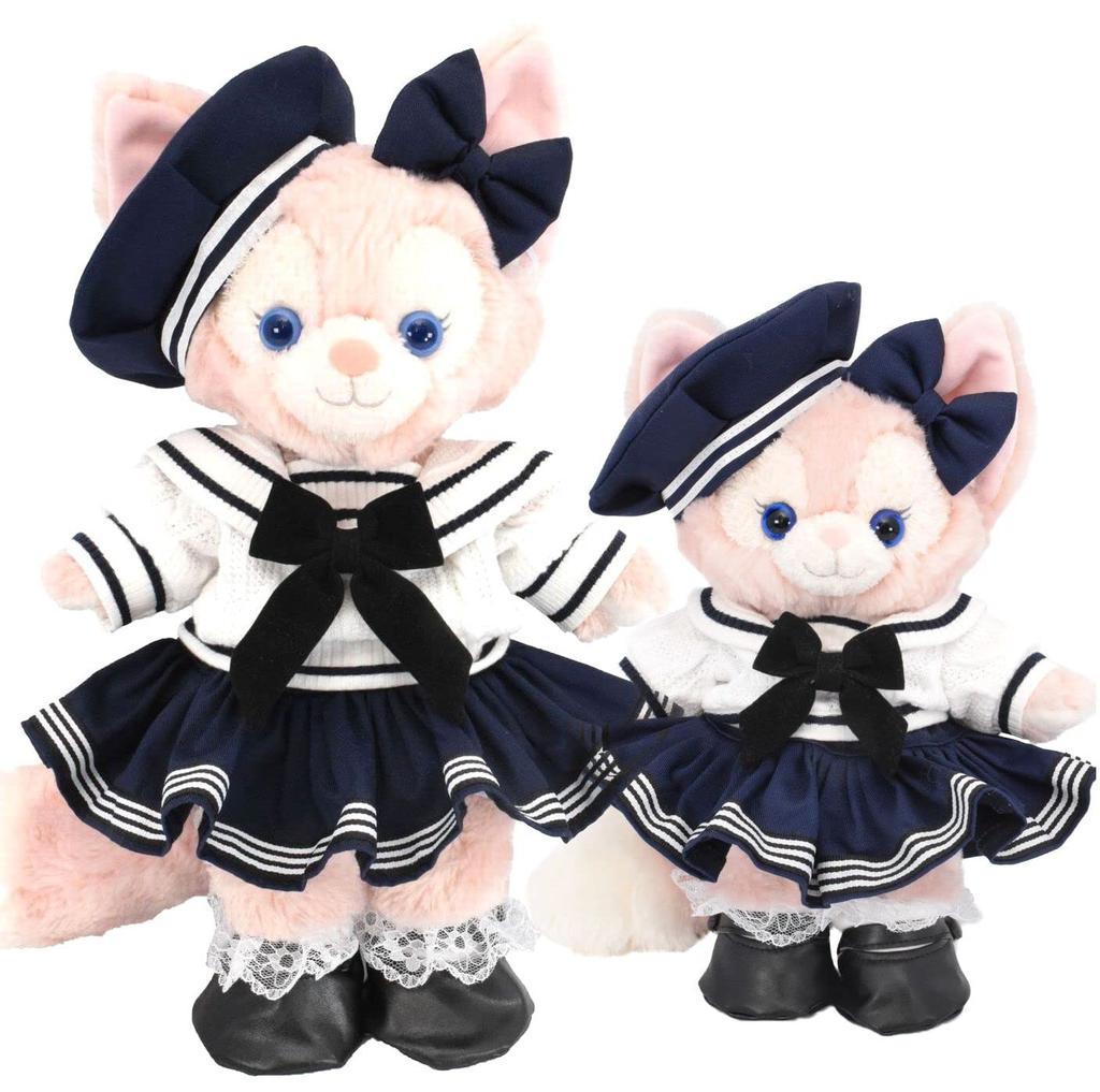 Teddybär Versandhandel Alice Linabelle Kostüm Strick Matrosenuniform Körper Schulter Anziehkleid (Nicht enthalten) (Linabelle Tasche)