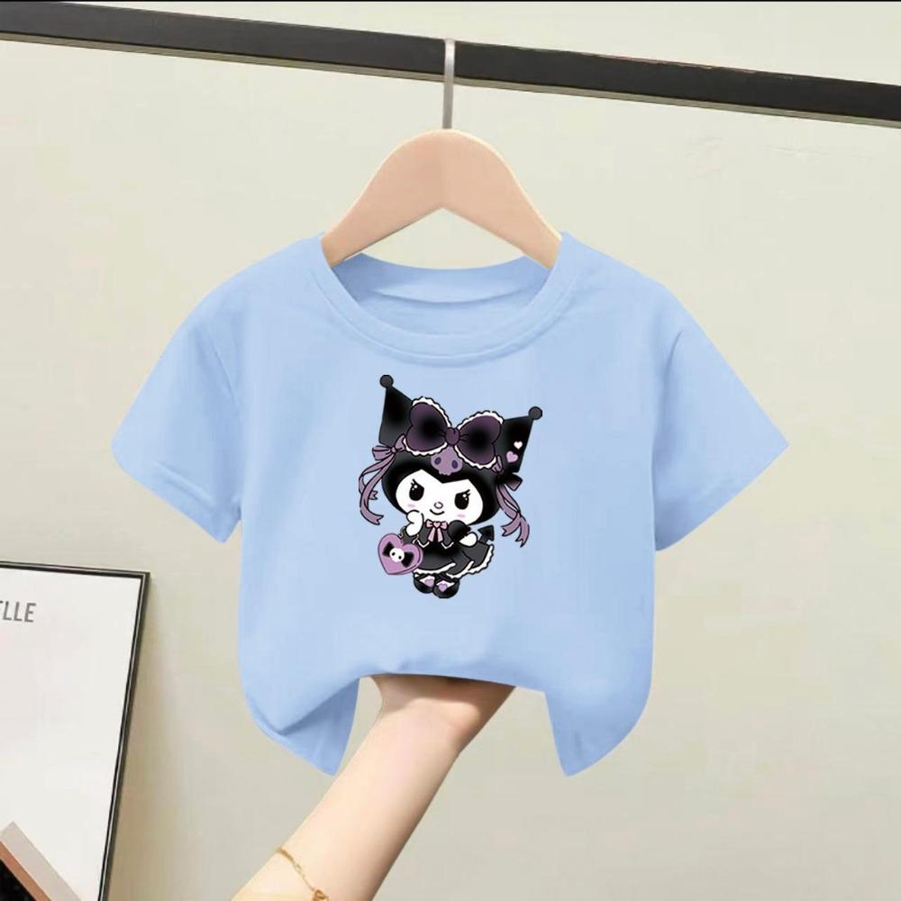 Children's T-shirt, round neck short sleeved soft and comfortable fabric