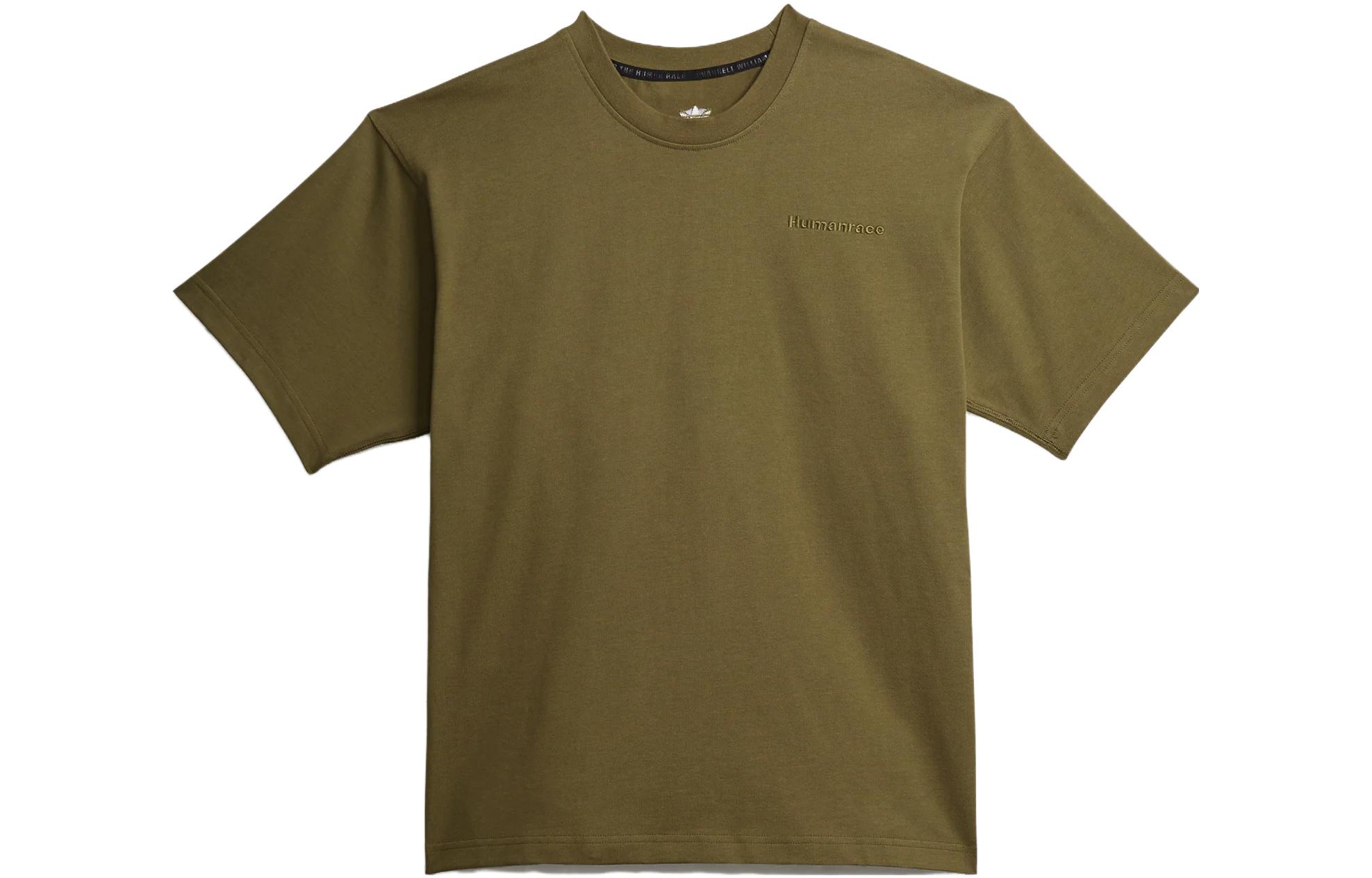 Adidas Originals Pharrell Williams Basics Shirt T Shirt Unisex Green HB8814 S