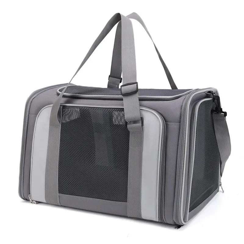 Cat Out Portable Shoulder Portable Pet Bag Large Space Breathable Cat Crossbody Pet Bags