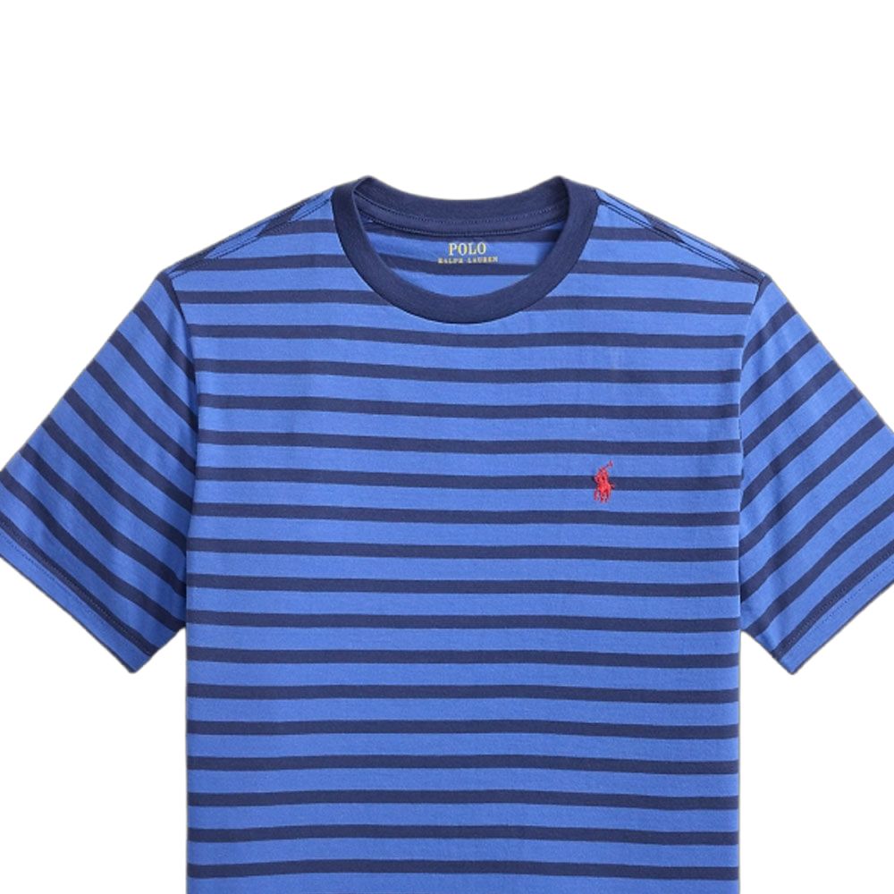 Polo Ralph Lauren Striped Cotton Knit Short Sleeve Crew Neck T-Shirt Kids tops CWPOTSHY8021273-400