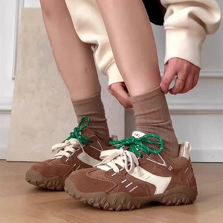 Retro Dexun shoes super soft women's shoes 2025 new Forrest Gump shoes women's shoes versatile retro casual shoes sports muffin bottom