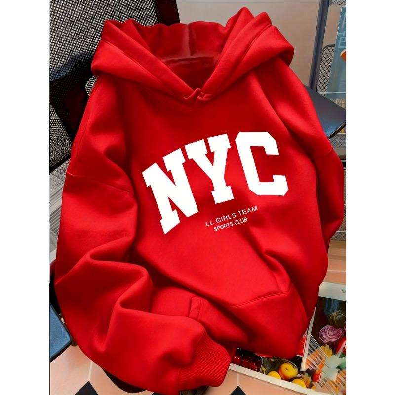 Women'S Light Pattern Hooded Sweatshirt Oversized Comfortable Fabric Fashion Casual