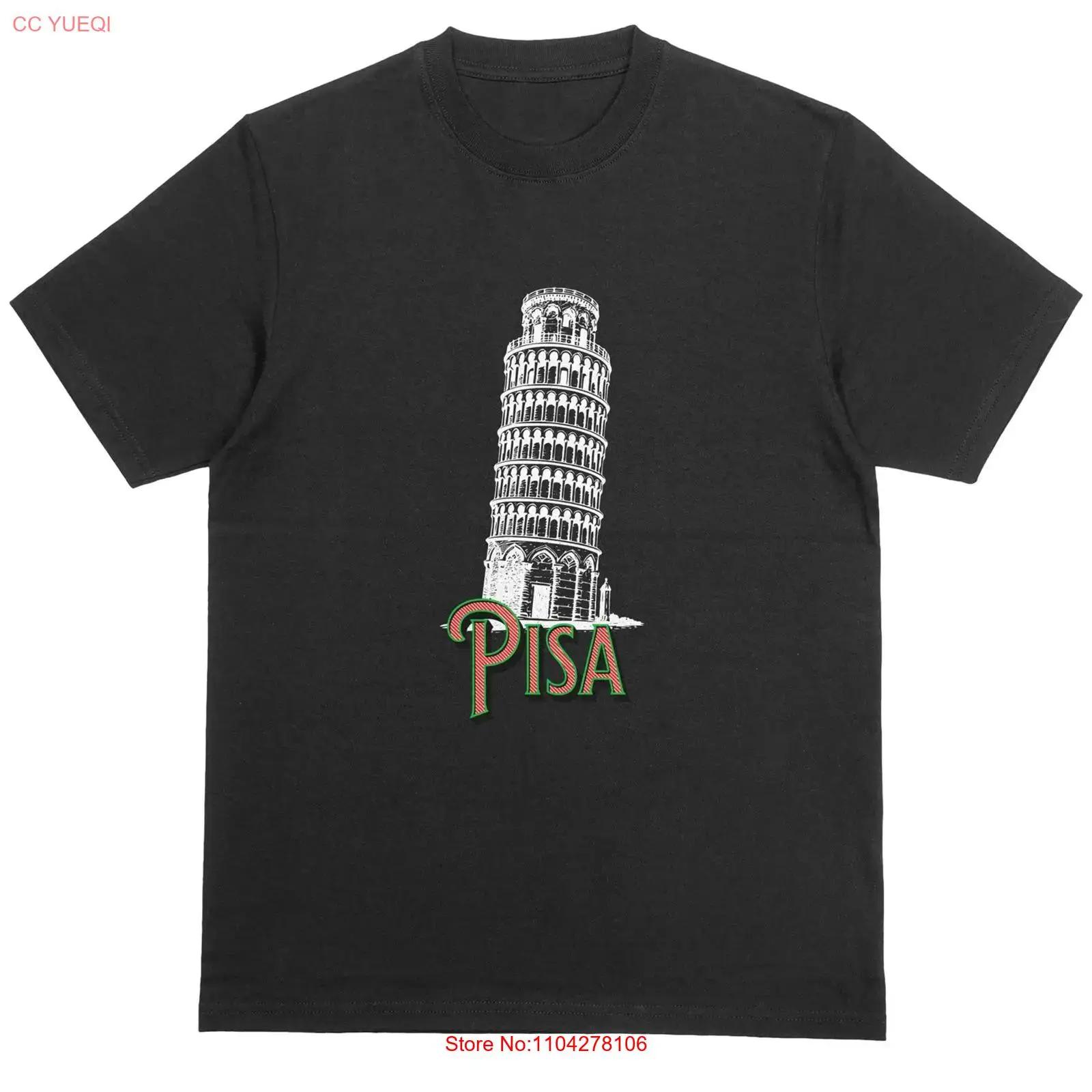 PISA T Shirt Leaning Tower of Italy Holiday Tourist Souvenir Top vintage Washed Top For Everyday Wear fashion Stretched Stylish S разноцветный