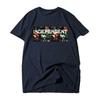Cotton T-Shirts Summer Short Sleeved T-shirt for Men‘s’ Round Neck Loose Cotton Loose Youth T-shirt