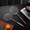 Stainless Steel Mesh Strainer Anti Scalding Foods Sifter Fried Sieve Spoon  For Noodle French Fries
