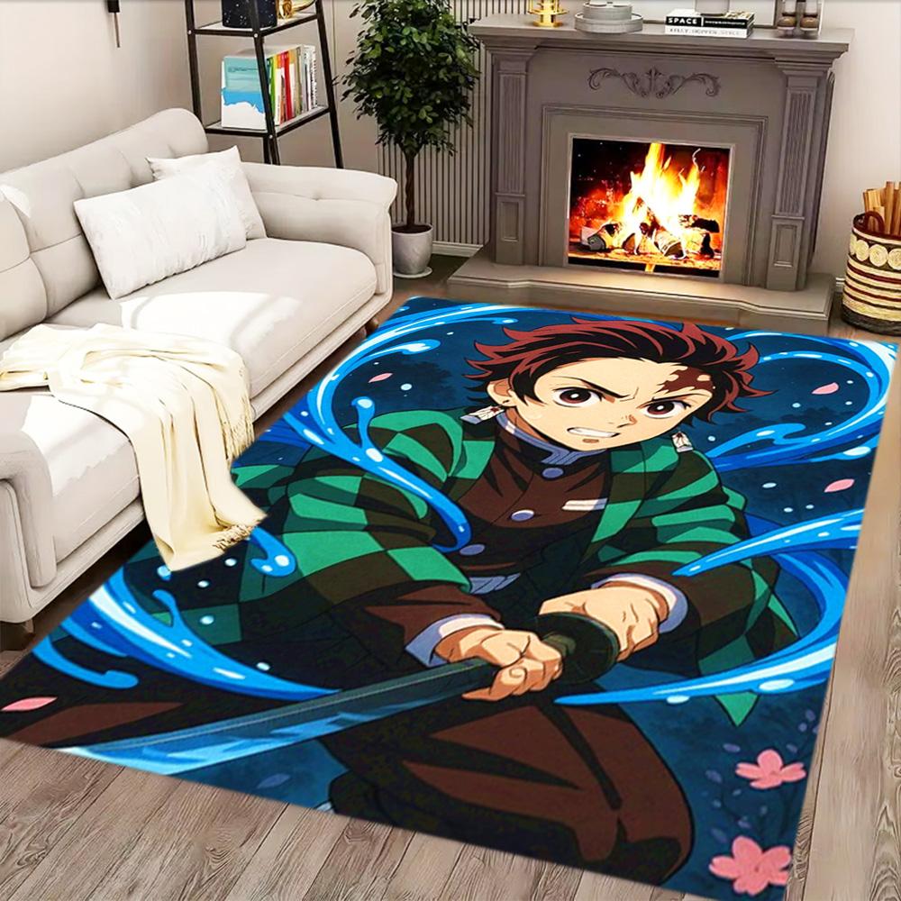 Demon Slayer rug for Living Room rug, Bedroom, Study Room, Hallway Decoration, Perfect for Home Decoration or Holiday Gifts