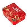 Metal Christmas Box Square Gift Packing New Candy Jar  Home
