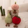 Lindo Juguete de Peluche de Tomate Colgante Muñeca de Verdura y Fruta Regalo Creativo de Cumpleaños Para Novia y Niños