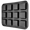 Loaf Baking Pans 12 Cavity Brownie Baking Pan Carbon Steel Muffin Bakeware Cupcake Bread Divider Mold