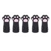 5pcs Cuticle Scissors Cover Protector Cat   Shape Silicone Cuticle Trimmer Protective Sleeve for Nail and Toenails