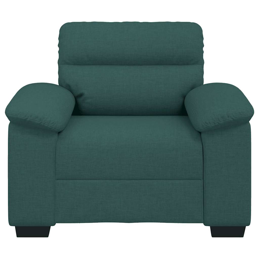 Armchair Dark Green 100x81x84 cm Fabric