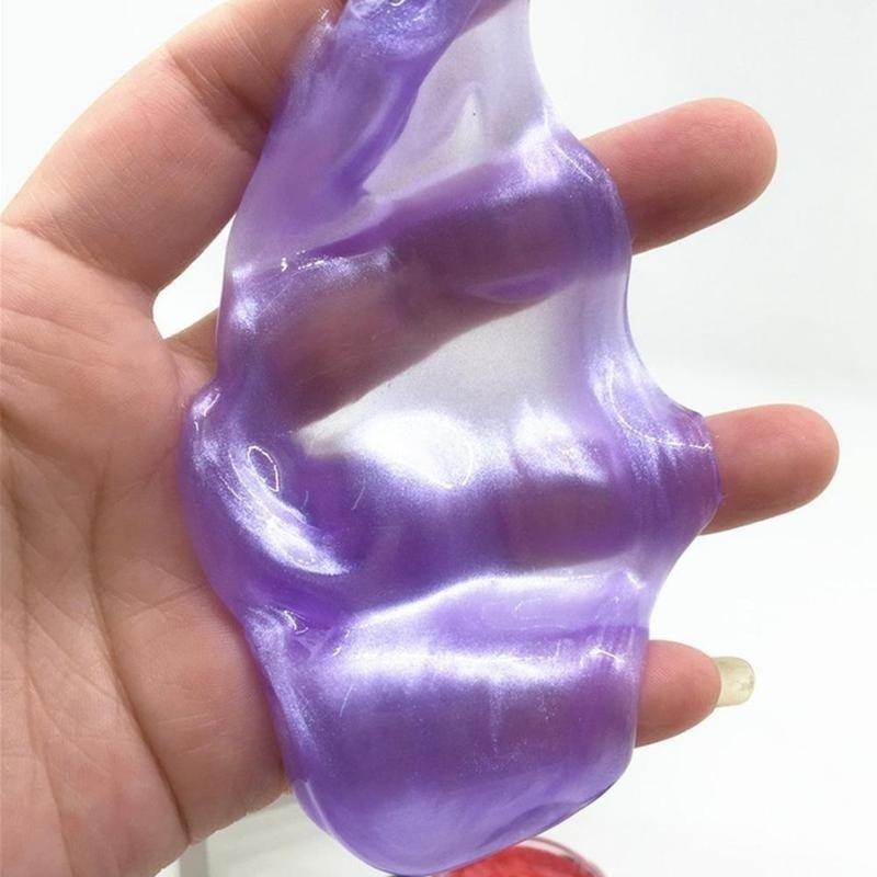 Matte Shimmer  Kids Clay Toy Fluffy Floam Slime Putty Durtend 50ml Scented Stress Relief