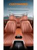 Shangjie H5 Autositzkissen - 25 Stile, Universell, Atmungsaktives Leder, Ganzjahres-Vollabdeckung für Elektroautos