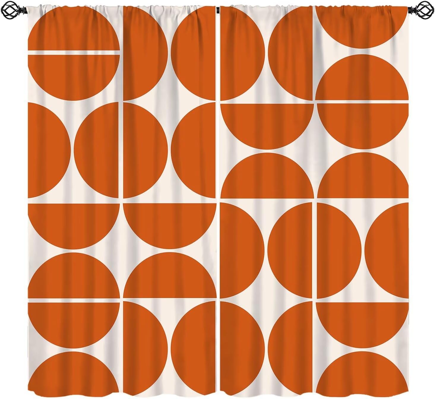 Vidussimtgades aizkars, Dzeltens Vintage Abstract Boho