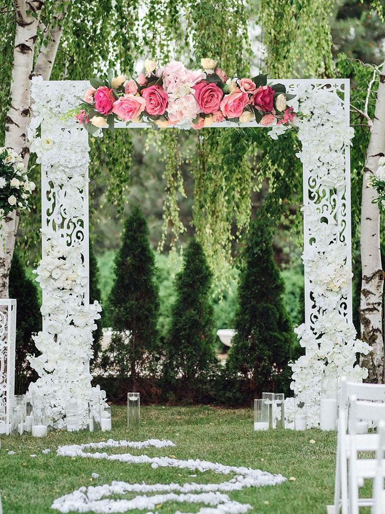 Artificial Flower Swag Arrangements Door Wedding Archway Decoration 65cm L X 15cm W